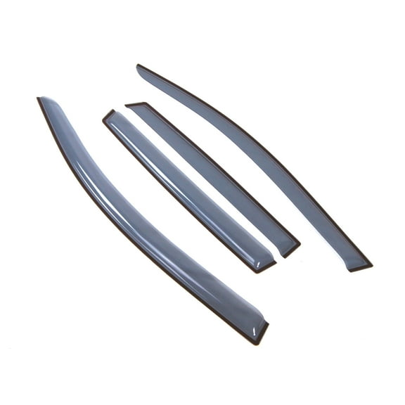 Tuningpros LGWV2-103 Window Visor Light Tinted 4 Pcs Set For 2007-2012 Dodge Caliber Sedan