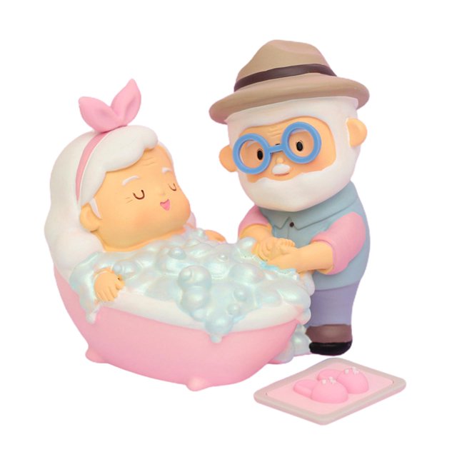 Figuras de parejas antiguas estatua jardín Zulema Micro paisaje ornamento Baño de burbujas