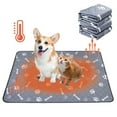 thumbnail image 7 of SLYNSHome Winter Dog Bed Mat,19.6x27.5 inch Self Warming Cat Pad Plush Thicken Self Heating Gray Pet Rug Soft Non Slip Thermal for Indoor Outdoor, 7 of 7