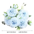 thumbnail image 2 of Tyidzon Artificial Flowers Vintage Faux Rose Bouquet Fake Flower for Vase Silk Floral Arrangements for Table Centerpiece Wedding Decoration Indoor Home Decor, 2 of 7