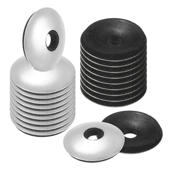 30-Pack EPDM Bonded Sealing Rubber Washers, 304 Stainless Steel #12 x 3/4" OD Neoprene Rubber Washer Gasket