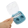 thumbnail image 4 of Unique Bargains 1 Set Contact Lens Case Integrated Square Lens Storage Case Blue, 4 of 5