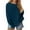 *Navy, variant on Womens Crewneck Sweatshirt, Long Sleeve Oversized Shirts, Women's Pullover Fall Sweater Y2k ,Hot Pink,Size L
