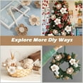 thumbnail image 6 of 2PCS Curtain Tie Backs for Curtain Drapes, Boho Farmhouse TieBacks for Curtains, Jute Rope with Flower, Natural Decor Shabby Chic Drapery Holder, 6 of 7