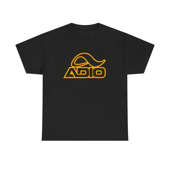 Adio Footwear Gold Skate Skateboarding 90s Retro Vintage Design T Shirt Tee - Black / L