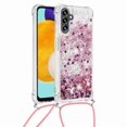 thumbnail image 3 of Funda FOXDOCK para Samsung Galaxy M13 5G con Cuerda Ajustable, Brillo Líquido, Protección Antigolpes y Lente – Ideal para Regalo, 3 of 6