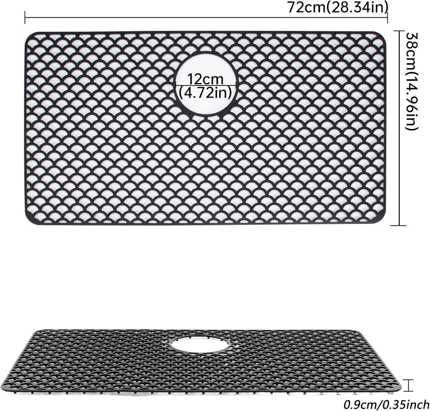 <new_title>Silicone 28.4" x 15" Sink Mat</new_title>