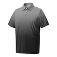 thumbnail image 6 of BRANROY Men's Big and Tall Shirts - Ombre Gradient Print UPF 50+ Short Sleeve Polo Style Casual Work Golf Shirts for Men Breathable Soft Mens Polo Shirts Short Sleeve,Gray,6XL, 6 of 8
