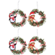 thumbnail image 1 of Adornos de decoración de Navidad, suministros Art Deco para fiestas navideñas MFZFUKR CPB-CJZ142-3, 1 of 5