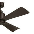thumbnail image 6 of 310452SNB Kichler Lighting True - 3 Blade Ceiling Fan In Minimalist Style-13.5 Inches Tall and 52 Inches Wide-Satin Natural Bronze Finish, 6 of 7