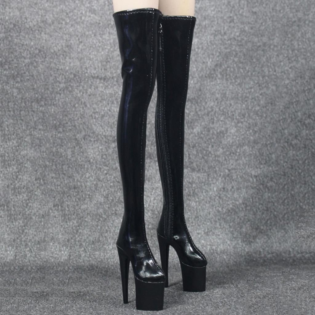くりちゃん【美品】Platform Long Boots DOBOYG Knee High Boots Women Platform Chunky Block Heel