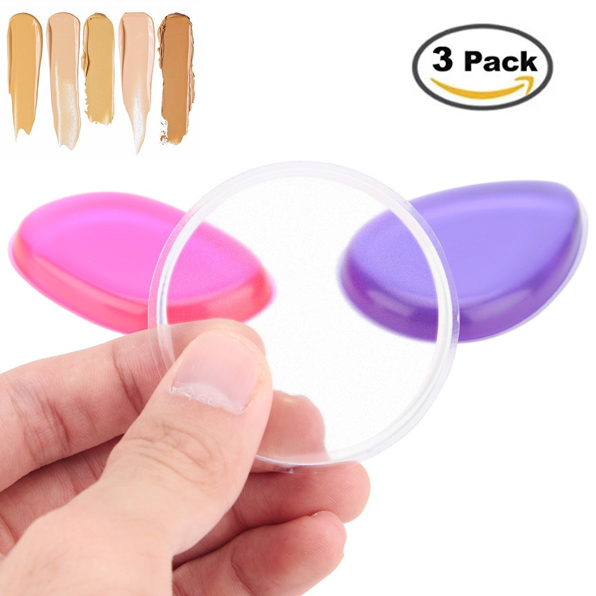 Chainplus Best Silicone Makeup Sponge Set for Beautiful Women, Flawless