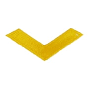 NEW Martial Arts Iron-On Chevron Patches Belt Promotion Patch (Yellow, 10 pcs)