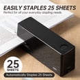 thumbnail image 5 of Deli 25-Sheet Electric Stapler with 2000 Staples & Staple Remover, AC or Battery Powered Staplers for Home Office, Black, 5 of 7