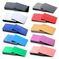 thumbnail image 1 of 100PCS Mixed Color Aluminum Alloy Card Engraving Metal Business Visit Business Card Blank 0.2mm Thick, 1 of 6