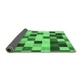 thumbnail image 2 of Ahgly Company Indoor Rectangle Abstract Emerald Green Modern Area Rugs, 2' x 3', 2 of 4