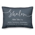 thumbnail image 2 of Creative Products Shalom Definition 14x20 Spun Poly Pillow, 2 of 3