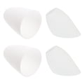 thumbnail image 2 of 4Pcs Delicate Wall Lamp Plastic Light Shade Flat and Bevel Head Shape Lampshade, 2 of 6