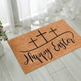thumbnail image 4 of Qocolhg Easter Eggs Filled Easter Welcome Mat Coir Easter Bunny Bathroom Rugs Spring Rugs for Entryway Easter Bulletin Board Decorations 15.7x23.6 Inch, 4 of 6