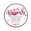 Tangnade Tag a Valentine's Chocolate Charm Gnomes Hot Chocolate Bomb, Valentine's Day Gift , You're the bomb Pink C