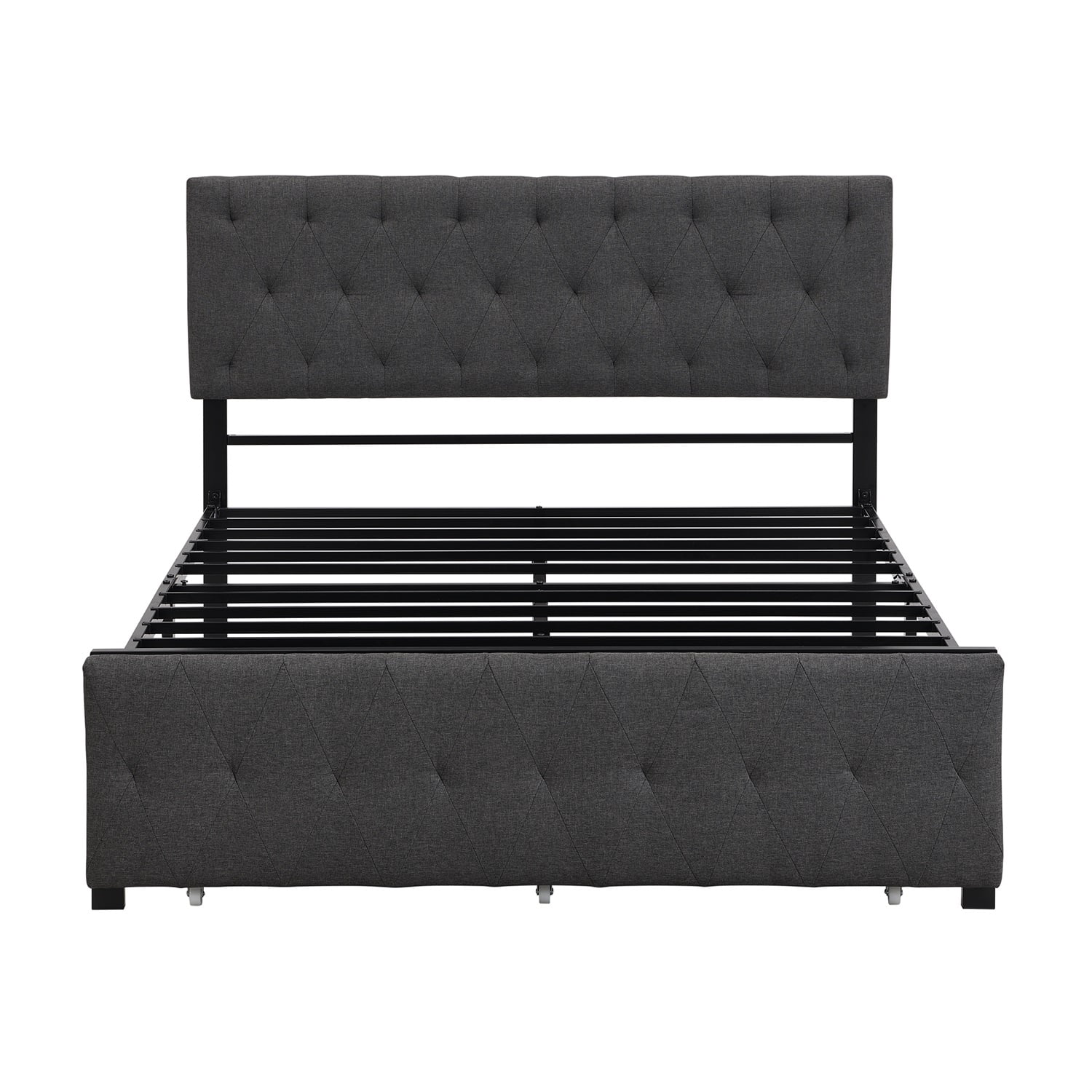 Kadyn Full Bed Frame Heavy Duty, Metal Platform Bed Frame, Sturdy Steel Frame, Support Up to 400lbs, No Box Spring Needed, Noise-free, Easy Assembly, Gray&Full Kadyn Full Bed Frame Heavy Duty, Metal Platform Bed Frame, Sturdy Steel Frame, Support Up to 400lbs, No Box Spring Needed, Noise-free, Easy Assembly, Gray&Full