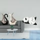 thumbnail image 2 of Escultura De Cerámica Con Forma De Cisne Y Reloj De Pared Con Forma De Panda, Moderna Y Bonita Decoración Para El Hogar, Para Sala De Estar, Estante, Aniversario, Chimenea., 2 of 8