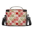 thumbnail image 3 of Lunch Box Pioneer Flower Floral Print Pattern Insulated Lunch Bag for Women Men,Medium Leakproof Lunchbox Cooler Bag Adjustable Strap,10 X 6.7 X 8 Inches, 3 of 6
