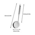 thumbnail image 3 of Stainless Steel Mesh Dripping Spoon with Hook Design and Heat-Insulated Handle for Household Juicing and Straining, 3 of 3