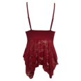 thumbnail image 5 of DHFJKG Lace Camisoles For Women Tank Tops Sleeveless V Neck Sexy Slim Fit Backless Adjustable Spaghetti Straps Flared Hem Cami Shirts Soft Top, 5 of 5