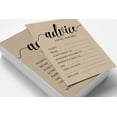 thumbnail image 3 of Inkdotpot Set Of 50 Advice for The Newlyweds, Bride And Groom Rustic Wedding Dcor, Guestbook Alternative, Kraft Advice Cards 5x7 inches, 3 of 8