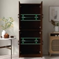thumbnail image 6 of DIYART Brown Kitchen Pantry Cabinet, 71" Tall Kitchen Storage Cabinet with doors, Kitchen Pantry Hutch with Storage for Kitchen, Dining Room, 6 of 7