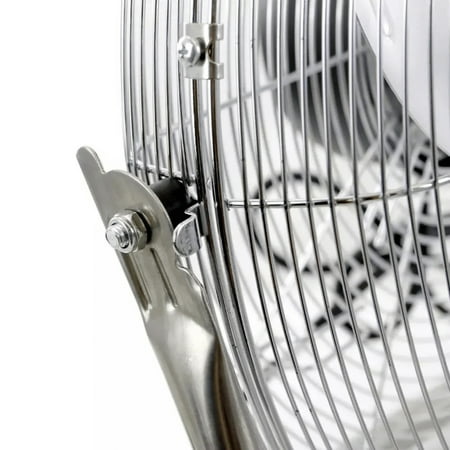 Impress - 18" Floor Fan - Chrome