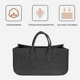thumbnail image 7 of UAEBM Knitting Bag for Yarn, Wool, and Crochet tools - Large DIY Storage tote for Household Organizer, Portable Yarn Carrier with Handles Dark Gray, 7 of 7