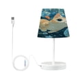 thumbnail image 2 of BZSMCE Table Lamp Creative Bubbly Kitten Swim Pattern Simple Pattern Night Light, 2 of 8