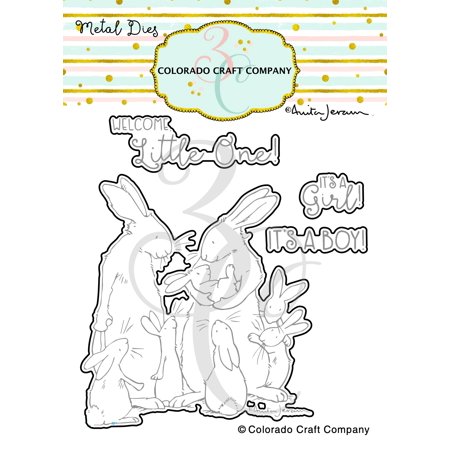 UPC: 0810043854337 | Colorado Craft Company Metal Die Set-New Baby-By Anita Jeram
