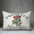 thumbnail image 3 of Creative Products Fresh Cut Mistletoe 14x20 Spun Poly Pillow, 3 of 3