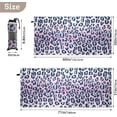 thumbnail image 4 of Leopard Print Rainbow Color Geometric Beach Towel 31" x 71", Quick Dry Bath Towel Super Absorbent Lightweight Travel Towel for Beach Yoga Swim Sport Camping Holiday, 4 of 7