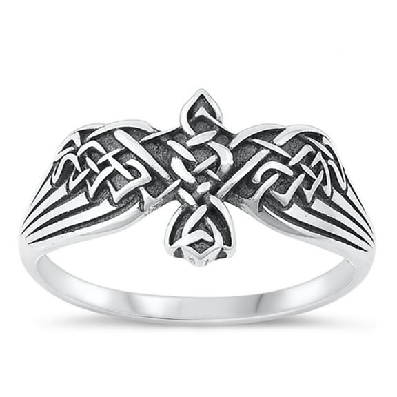 Fashion Aztec Bird Ring .925 Sterling Silver Falcon Eagle Band Jewelry Female Male Unisex Size 6