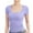 Fog Blue, variant on Women's Scoop Neck Short Sleeve T Shirt Slim Fit Sexy Tops