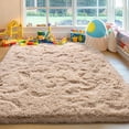 thumbnail image 2 of Socofuz 5x7ft Fluffy Rug for Living Room, Non-Slip Carpet Suitable for Bedroom Nursery Kids Girls Room Home Decoration, 2 of 9