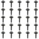 thumbnail image 1 of Tornillos de ajuste de 7 mm #8 M4.2-1.41 negros para GM Chevrolet, juego de 25, 1 of 3