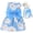1 pc Blue, variant on 5 Pcs Riklu Dog Dresses for Small Dogs Girls, Floral Puppy Dresses Princess Bowknot Summer Dress (L)