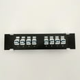thumbnail image 2 of 8-Port LC Optical Fiber Patch Panel RJ45 Networking Wall Mount Rack Bracket Wall-Mount Network Adapter Space Saving, 2 of 9