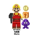 thumbnail image 4 of Nueva Serie De Juegos Super Bros Mario Luigi Orangutan Wario Peach Kinopio Mini Bloques De Construcción Figuras Juguetes Para Niños WM6103 KF6186, 4 of 4