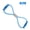 Blue, variant on Yoga Elastic Exercise Bands Women Men Fitness Equipment Crossfit Bodybuilding Workout Tension Rope Resistance Band Home Gym