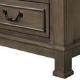 thumbnail image 5 of Furniture of America Northfield 9-Drawer Solid Wood Bedroom Horizontal Dresser, Dark Walnut, 5 of 12