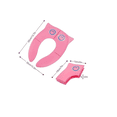 thumbnail image 3 of Escusado Entrenador De Bebé Inodoro Infantil Portátil Baño Xtellar rosa, 3 of 3