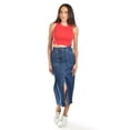 thumbnail image 5 of Crop top de canalé /Juvenil, 0141 (Rojo) rojo M, 5 of 5