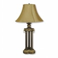 thumbnail image 1 of Ore International 8027BT 3-Pillar Table Lamp - Antique Gold, 1 of 1