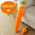 thumbnail image 7 of Summercome Dog Toys 12 Inch Large Squeaky Dog Toys for Boredom, Cute Carrot Shape Plush Dog Chew Toys Soft Puppy Toys Interactive Dog Toys, 7 of 7